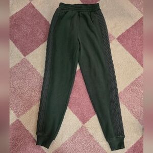 Aerie Jogger Pants with Cable Knit Detail